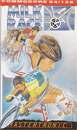 Box cover for Milk Race on the Commodore 64.