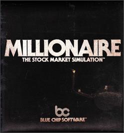 Box cover for Millionaire - The Stock Market Simulation on the Commodore 64.