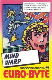 Box cover for Mind Warp on the Commodore 64.