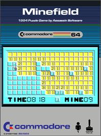 Box cover for Minefield (Argus Specialist) on the Commodore 64.