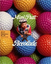 Box cover for Mini-Putt on the Commodore 64.