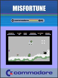Box cover for Misfortune on the Commodore 64.