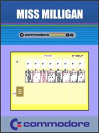 Box cover for Miss Milligan on the Commodore 64.