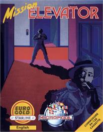 Box cover for Mission Elevator on the Commodore 64.