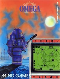 Box cover for Mission Omega on the Commodore 64.