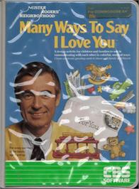 Box cover for Mister Rogers' Neighborhood - Many Ways To Say I Love You on the Commodore 64.