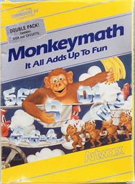 Box cover for Monkeymath on the Commodore 64.