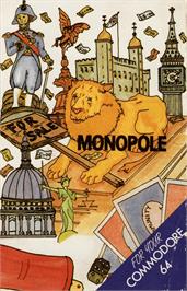 Box cover for Monopole on the Commodore 64.