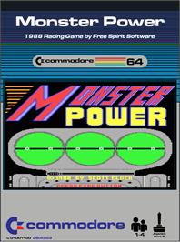 Box cover for Monster Power on the Commodore 64.