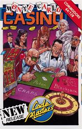 Box cover for Monte Carlo Casino on the Commodore 64.