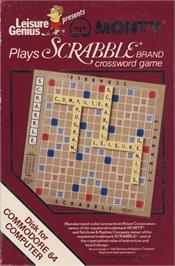 Box cover for Monty Plays Scrabble on the Commodore 64.