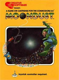 Box cover for Moon Dust on the Commodore 64.