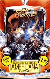 Box cover for Moon Shuttle on the Commodore 64.
