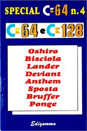 Box cover for Moon Strike on the Commodore 64.