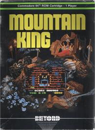 Box cover for Mountain King on the Commodore 64.