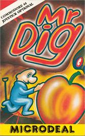 Box cover for Mr. Dig on the Commodore 64.