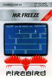 Box cover for Mr. Freeze on the Commodore 64.