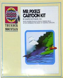 Box cover for Mr. Pixel's Cartoon Kit on the Commodore 64.