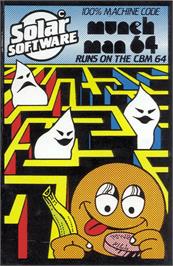 Box cover for Munch Man 64 on the Commodore 64.