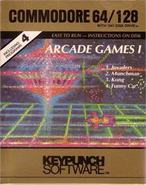 Box cover for Munchman (Keypunch Software) on the Commodore 64.