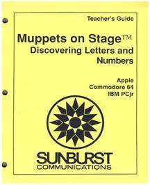 Box cover for Muppets On Stage on the Commodore 64.