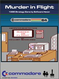Box cover for Murder In Flight on the Commodore 64.