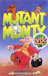 Box cover for Mutant Monty on the Commodore 64.