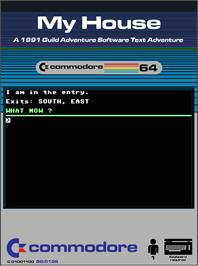 Box cover for My House on the Commodore 64.