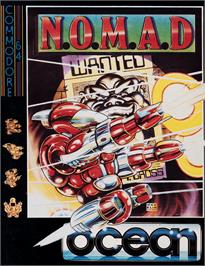 Box cover for N.O.M.A.D on the Commodore 64.
