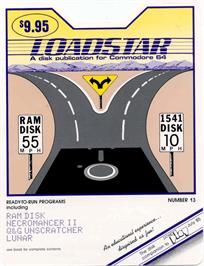 Box cover for Necromancer 2 (Loadstar) on the Commodore 64.
