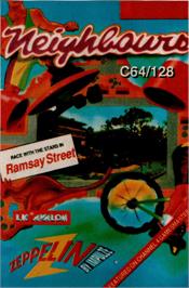 Box cover for Neighbours on the Commodore 64.