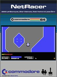 Box cover for Netracer on the Commodore 64.