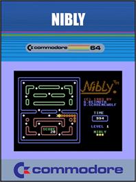Box cover for Nibly on the Commodore 64.