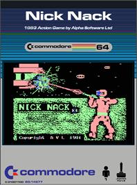 Box cover for Nick Nack on the Commodore 64.