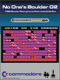 Box cover for No One's Boulder 02 on the Commodore 64.