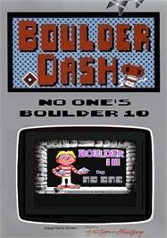 Box cover for No One's Boulder 10 on the Commodore 64.