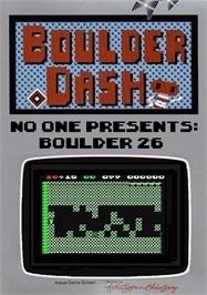 Box cover for No One's Boulder 26 on the Commodore 64.
