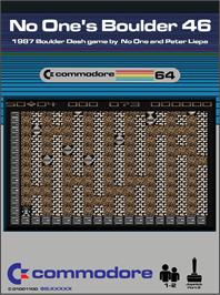 Box cover for No One's Boulder 46 on the Commodore 64.