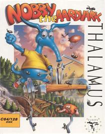 Box cover for Nobby The Aardvark on the Commodore 64.