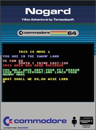 Box cover for Nogard on the Commodore 64.