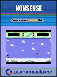 Box cover for Nonsense on the Commodore 64.