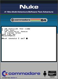 Box cover for Nuke on the Commodore 64.