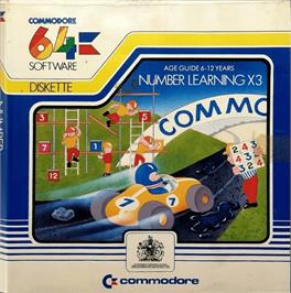 Box cover for Number Chaser on the Commodore 64.