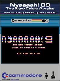 Box cover for Nyaaaah! 09 - The New Crisis Awaits on the Commodore 64.