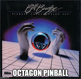 Box cover for Octagon Pinball on the Commodore 64.