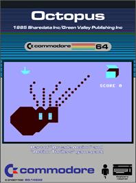 Box cover for Octopus (ShareData / MSP) on the Commodore 64.