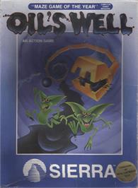 Box cover for Oil's Well on the Commodore 64.