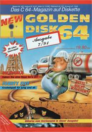 Box cover for Oilmania on the Commodore 64.