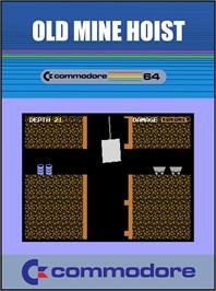 Box cover for Old Mine Hoist on the Commodore 64.