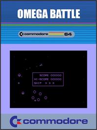 Box cover for Omega Battle on the Commodore 64.